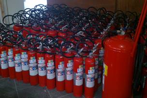Recarga e manutenção de extintores em Jacareí